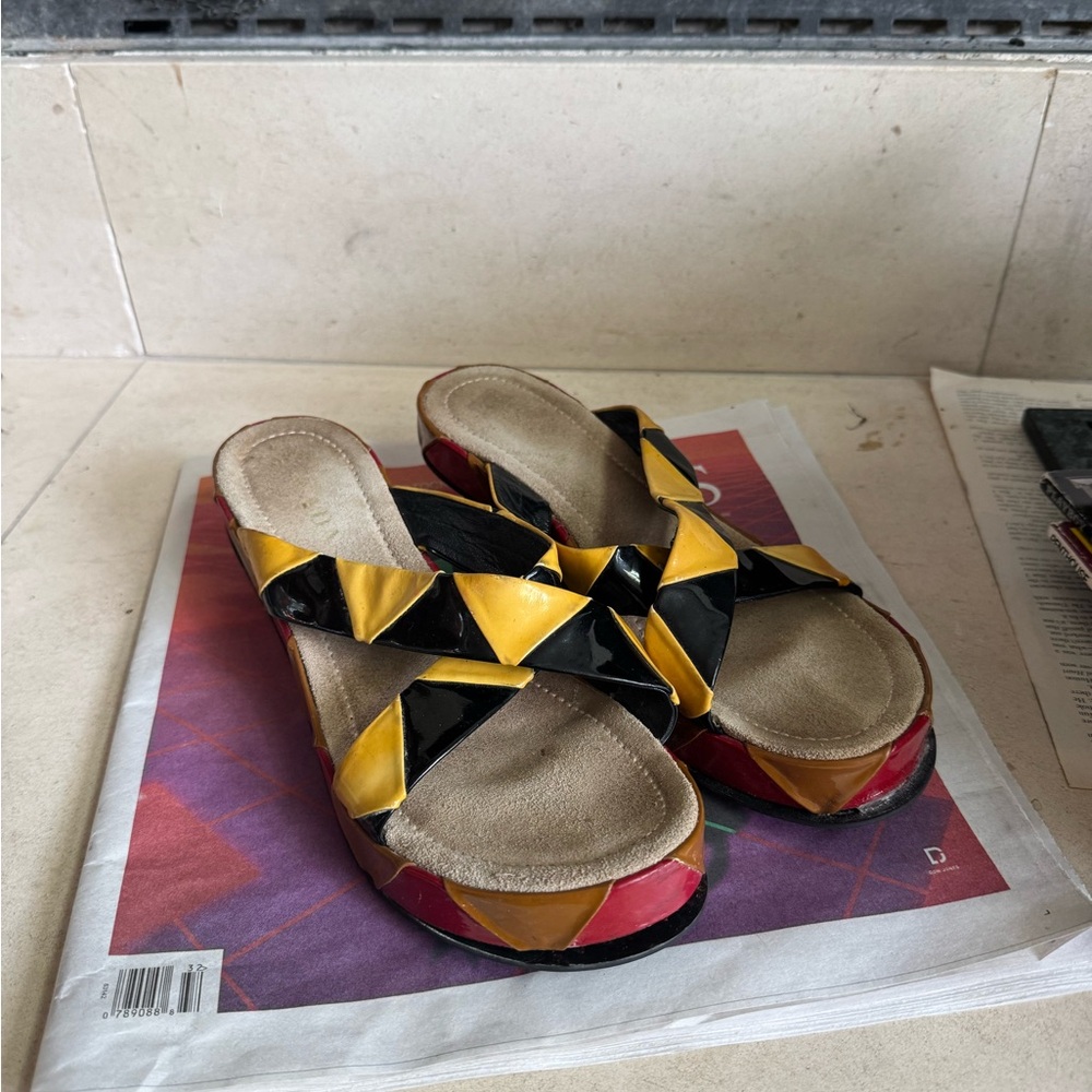 Vintage Prada Slingback Kitten Heels